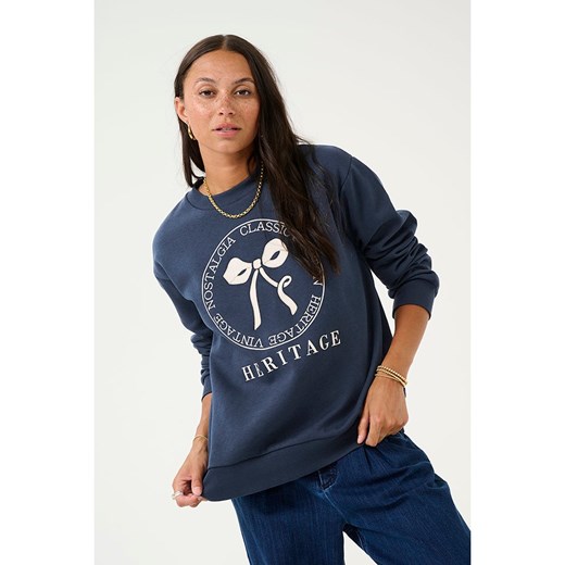 Kaffe Bluza &quot;Ellen&quot; w kolorze granatowym ze sklepu Limango Polska w kategorii Bluzy damskie - zdjęcie 179363088