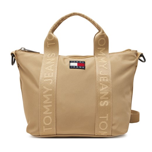 Torebka Tommy Jeans Tjw Ess Daily Mini Tote AW0AW17288 Beżowy Tommy Jeans one size eobuwie.pl