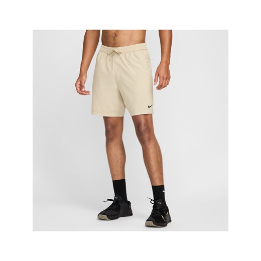 Męskie uniwersalne spodenki bez podszewki Dri-FIT Nike Form 18 cm - Brązowy Nike M Nike poland