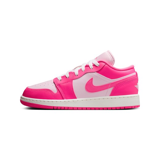Buty dla dużych dzieci Air Jordan 1 Low - Różowy ze sklepu Nike poland w kategorii Buty sportowe dziecięce - zdjęcie 179364668