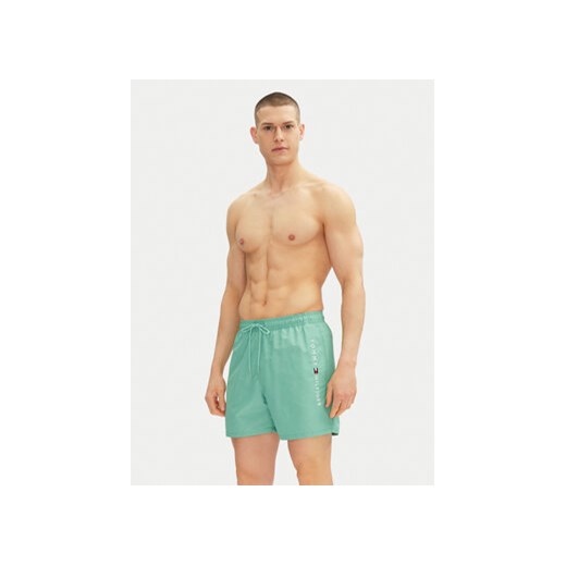 Tommy Hilfiger Szorty kąpielowe UM0UM03258 Zielony Regular Fit Tommy Hilfiger M MODIVO