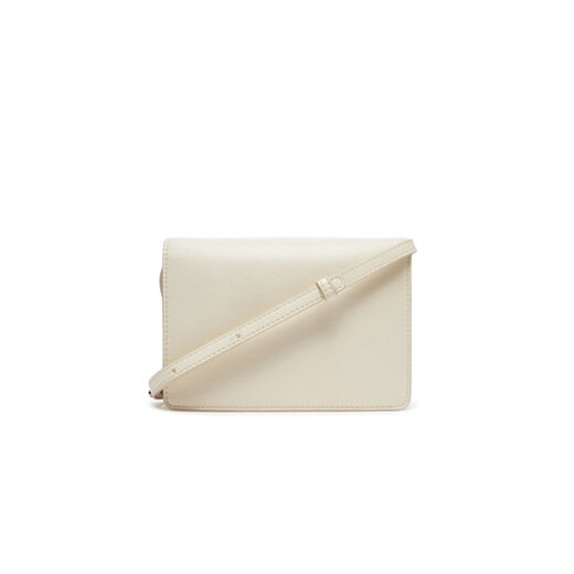 Calvin Klein Torebka Hardware Flap Crossbody K60K612967 Écru Calvin Klein uniwersalny MODIVO