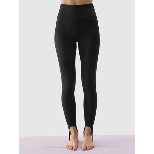 4F Legginsy sportowe w kolorze czarnym ze sklepu Limango Polska w kategorii Spodnie damskie - zdjęcie 179367898