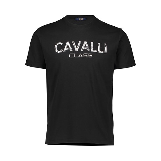 cavalli CLASS Koszulka w kolorze czarnym Cavalli Class L wyprzedaż Limango Polska
