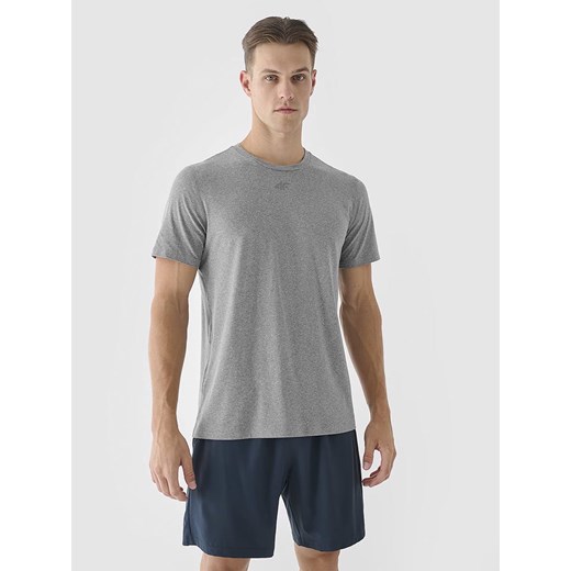 4F Koszulka sportowa w kolorze szarym ze sklepu Limango Polska w kategorii T-shirty męskie - zdjęcie 179368277