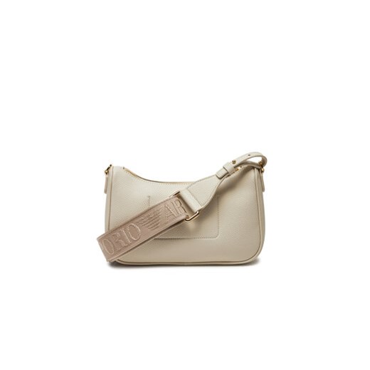 Listonoszka Emporio Armani na ramię beżowa