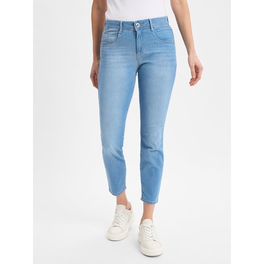 BRAX Dżinsy slim fit - Shakira Kobiety bielony jednolity ze sklepu vangraaf w kategorii Jeansy damskie - zdjęcie 179370779