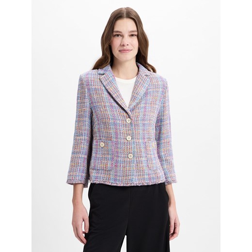 More & More Krótka marynarka damska Kobiety Bawełna wielokolorowy wypukły wzór tkaniny ze sklepu vangraaf w kategorii Marynarki damskie - zdjęcie 179370848