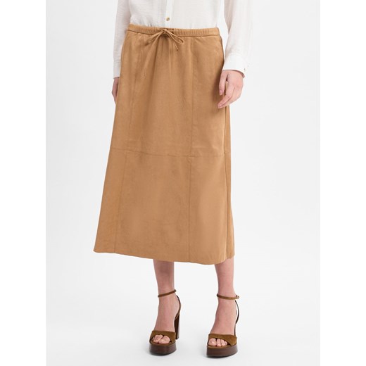 Opus Damska spódnica midi - Ringa Kobiety wielbłądzi jednolity ze sklepu vangraaf w kategorii Spódnice - zdjęcie 179370858