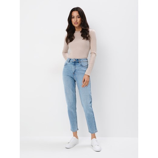Mohito - Jeansy mom - niebieski ze sklepu Mohito w kategorii Jeansy damskie - zdjęcie 179371019