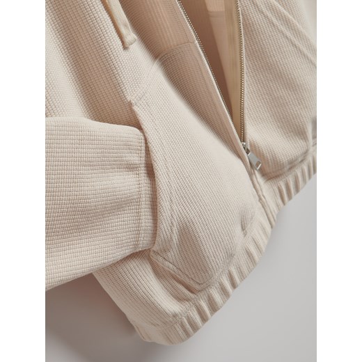 Reserved - Strukturalna bluza - beżowy Reserved L Reserved