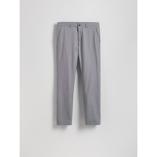 Reserved - Spodnie chino slim fit - ciemnoszary ze sklepu Reserved w kategorii Spodnie męskie - zdjęcie 179371769
