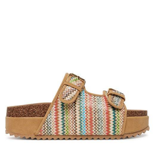 DeeZee klapki damskie wielokolorowe casual płaskie 