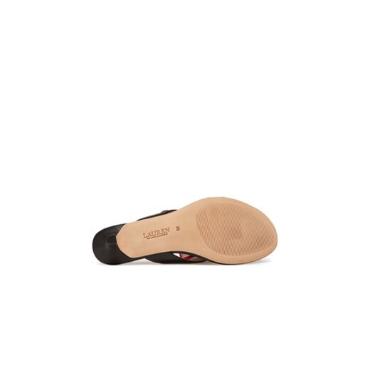 LAUREN RALPH LAUREN Japonki Francesca 802966841001 Czarny 38_5 MODIVO