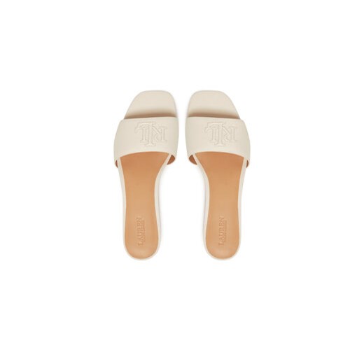 LAUREN RALPH LAUREN Klapki Everley 802959143009 Biały 39 MODIVO