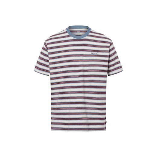 Levi's T-shirt męski Mężczyźni Dżersej beżowy w paski ze sklepu vangraaf w kategorii T-shirty męskie - zdjęcie 179380569