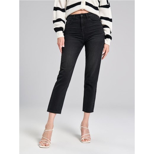 Sinsay - Jeansy mom fit - czarny ze sklepu Sinsay w kategorii Jeansy damskie - zdjęcie 179381667