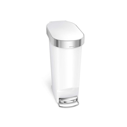simplehuman Kosz w kolorze białym na śmieci - 40 l Simplehuman onesize Limango Polska okazja