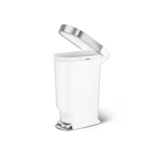 simplehuman Kosz w kolorze białym na śmieci - 40 l Simplehuman onesize promocyjna cena Limango Polska