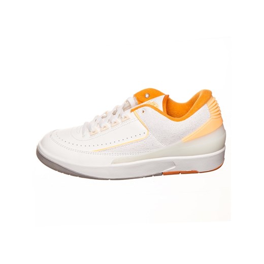 Air Jordan Skórzane sneakersy &quot;2 Retro Low&quot; w kolorze biało-pomarańczowym ze sklepu Limango Polska w kategorii Buty sportowe męskie - zdjęcie 179384646