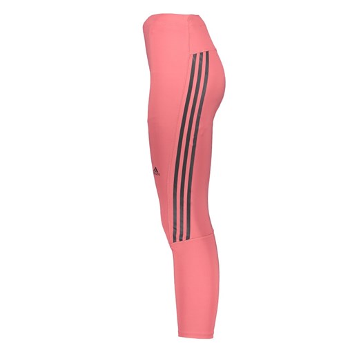 Różowe spodnie damskie Adidas z elastanu