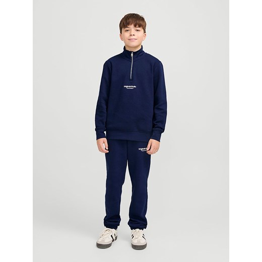 JACK &amp; JONES Junior Spodnie dresowe &quot;Gordon&quot; w kolorze granatowym ze sklepu Limango Polska w kategorii Spodnie chłopięce - zdjęcie 179384798