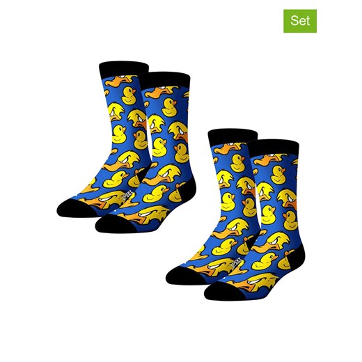 Lucky Socks Skarpety (2 pary) w kolorze czarno-żółto-granatowym - id: 16796226 - marki Lucky Socks - 179384969 Lucky Socks Skarpety (2 pary) w kolorze czarno-żółto-granatowym ze sklepu Limango Polska w kategorii Skarpetki męskie - zdjęcie 179384969