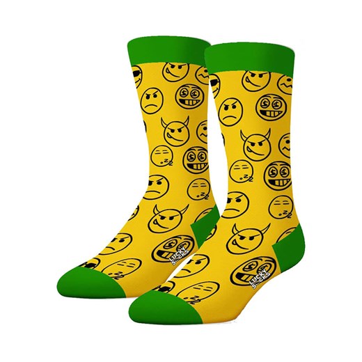 Lucky Socks Skarpety (2 pary) w kolorze żółto-zielonym Lucky Socks 41-46 Limango Polska wyprzedaż