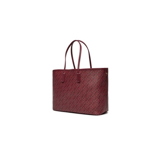 Shopper bag Tommy Hilfiger czerwona duża