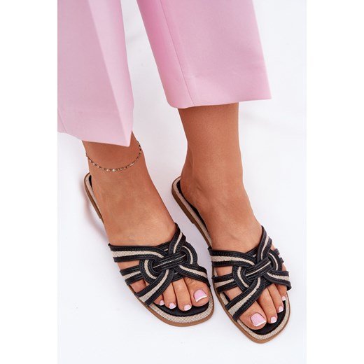 Klapki damskie casualowe płaskie 