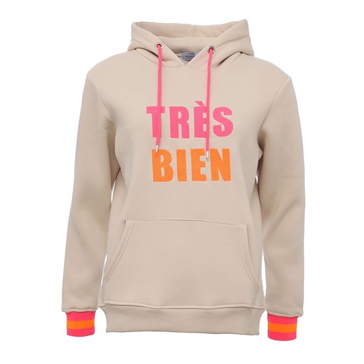 Zwillingsherz Bluza &quot;Keira&quot; w kolorze beżowym ze sklepu Limango Polska w kategorii Bluzy damskie - zdjęcie 179388158