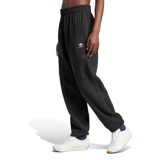 Spodnie damskie adidas Originals Essentials French Terry IW0952 - czarne ze sklepu streetstyle24.pl w kategorii Spodnie damskie - zdjęcie 179390928