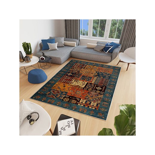 Mioli Dywan &quot;Woopamuk&quot; w kolorze pomarańczowo-niebieskim ze sklepu Limango Polska w kategorii Dywany - zdjęcie 179390998