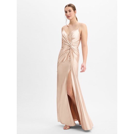 Luxuar Fashion Damska sukienka wieczorowa Kobiety złoty jednolity Luxuar Fashion 40 okazja vangraaf