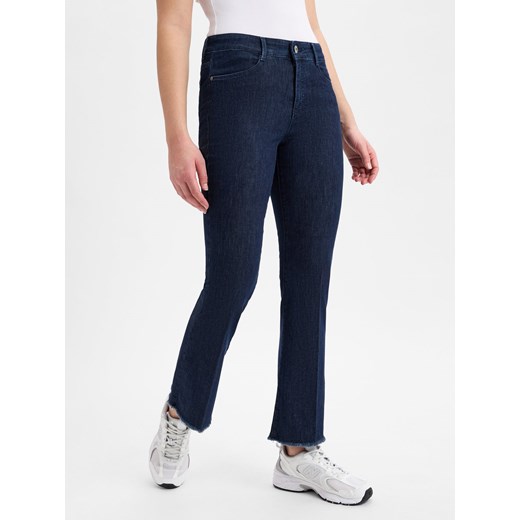 BRAX Dżinsy bootcut - Shakira S Kobiety Bawełna dark stone jednolity ze sklepu vangraaf w kategorii Jeansy damskie - zdjęcie 179391425