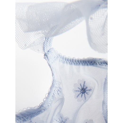 Reserved - Miękki biustonosz z fiszbinami - jasnoniebieski Reserved 80D Reserved