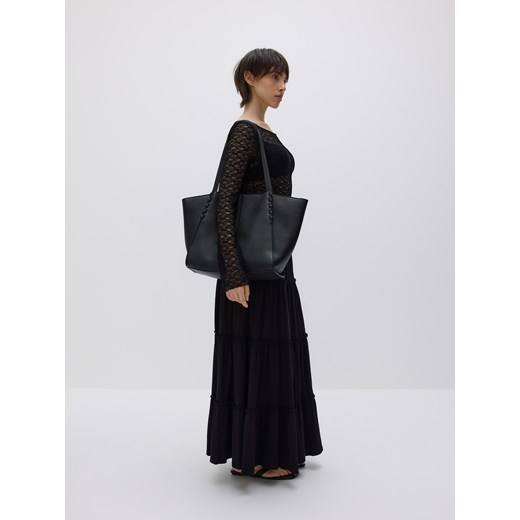 Reserved - Torebka shopper - czarny ze sklepu Reserved w kategorii Torby Shopper bag - zdjęcie 179393157