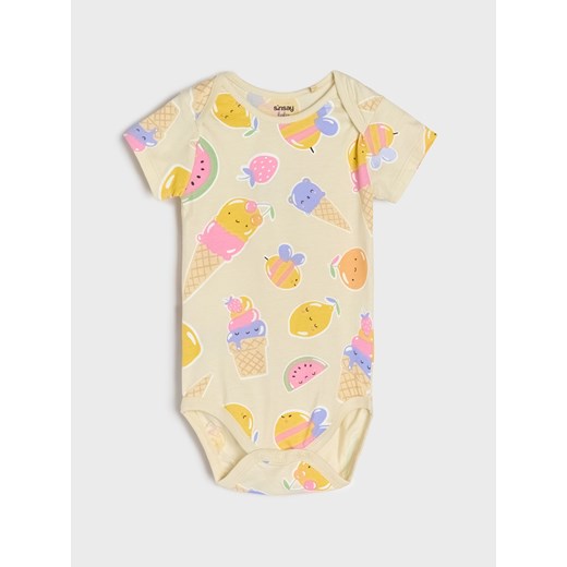 Sinsay - Body 2 pack - kremowy Sinsay 62 Sinsay