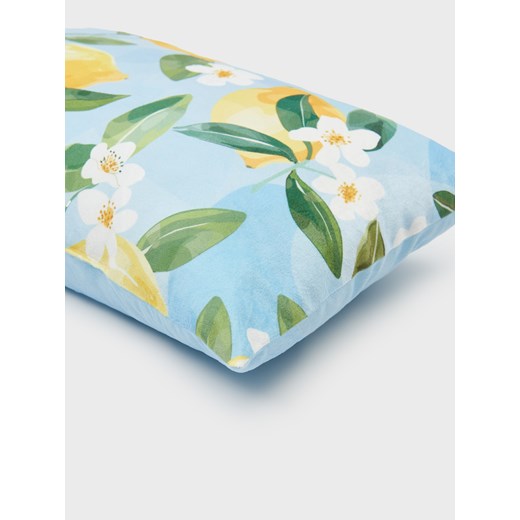 Sinsay - Poduszka dekoracyjna z motywem cytryny - błękitny Sinsay One Size Sinsay