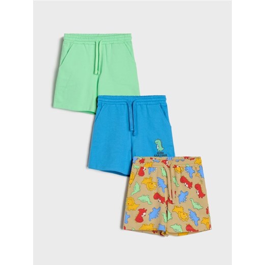 Sinsay - Szorty 3 pack - beżowy ze sklepu Sinsay w kategorii Spodenki chłopięce - zdjęcie 179394678