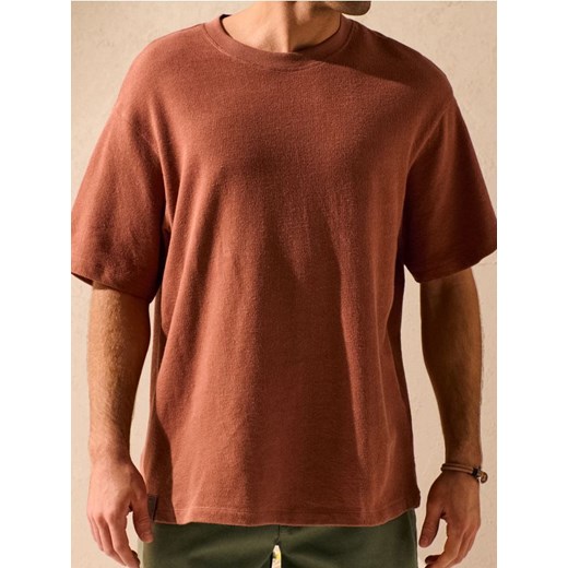 Sinsay - Koszulka w stylu basic - czerwony ze sklepu Sinsay w kategorii T-shirty męskie - zdjęcie 179394737