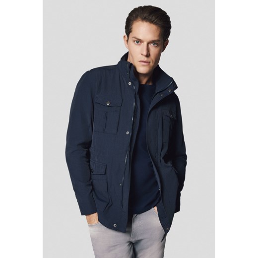 Kurtka Przejściowa Granatowa z Bawełną Waterford ze sklepu Lancerto S.A. w kategorii Kurtki męskie - zdjęcie 179396469