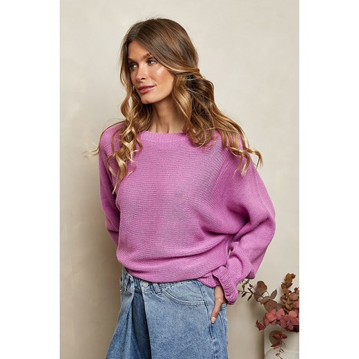 Joséfine Sweter wełniany &quot;Rahel&quot; w kolorze fioletowym Joséfine M promocja Limango Polska