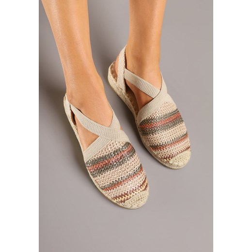 Espadryle damskie Renee na platformie bez zapięcia