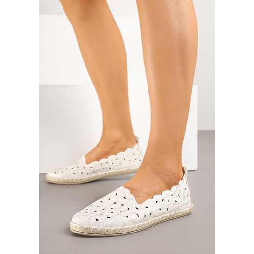 Espadryle damskie Renee wiosenne bez zapięcia na platformie casual 