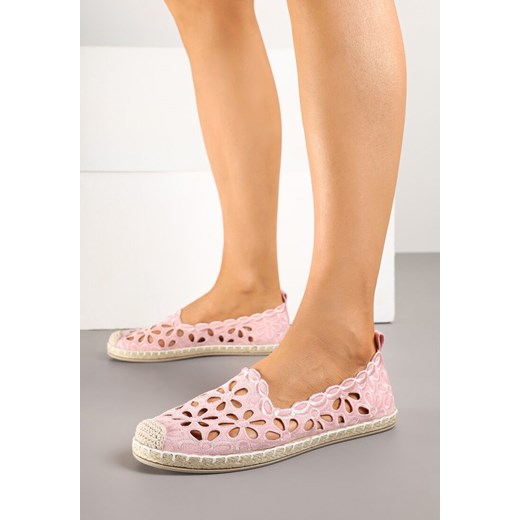 Espadryle damskie Renee casualowe bez zapięcia płaskie z tkaniny na lato