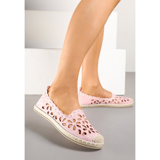 Espadryle damskie Renee z tkaniny casualowe płaskie