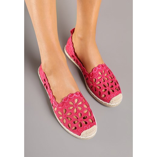 Espadryle damskie Renee bez zapięcia tkaninowe casual płaskie
