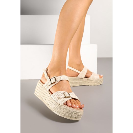 Espadryle damskie Renee casual na lato z klamrą 