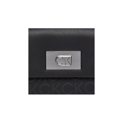 Calvin Klein Torebka Ck Push Shoulder Bag_Epi Mn K60K612143 Czarny Calvin Klein uniwersalny MODIVO